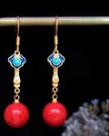 Echoes of Dunhuang - Turquoise Silk Road Drops